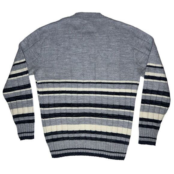 Milwaukee Knit Ribbed Knit Sweater Mens XL True Vintage 1960s - Picture 2 of 6